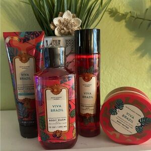NEW BBW (4) PC VIVA BRAZIL BODY CARE SET